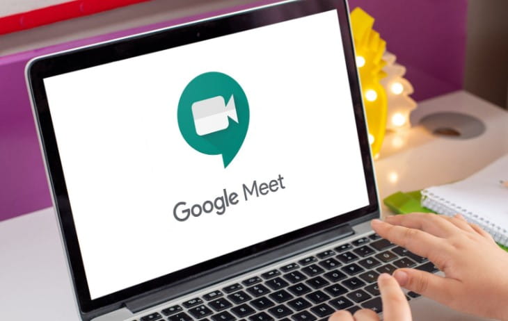 Penggunaan Google Meet di Laptop